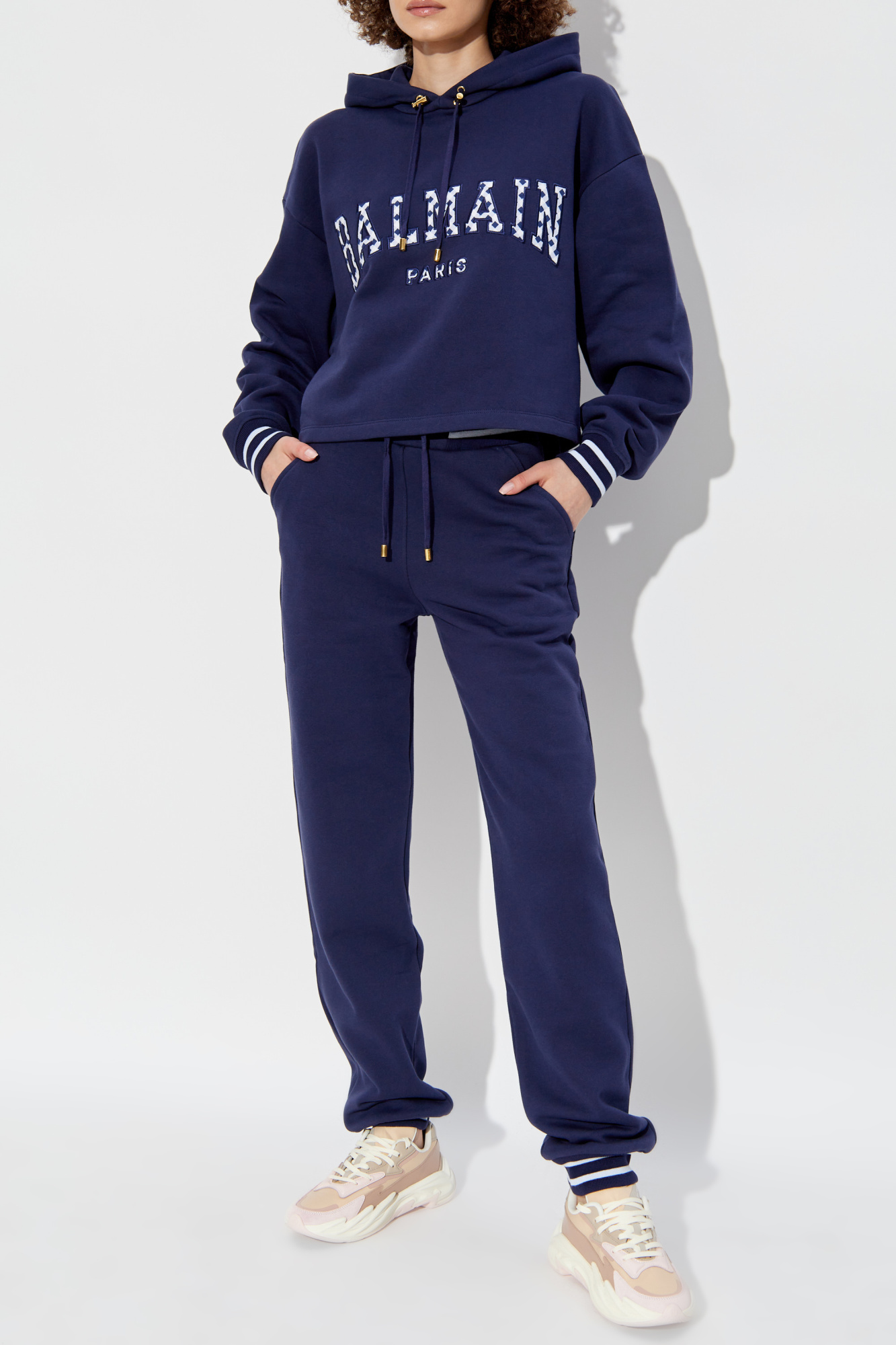 Navy blue Hoodie Balmain Vitkac Canada